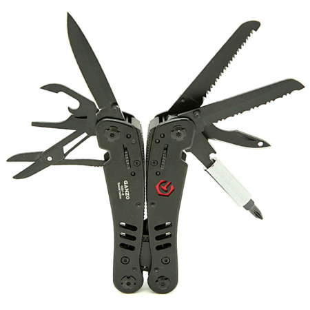 Мультиинструмент складной Ganzo G301-В, хромированная сталь