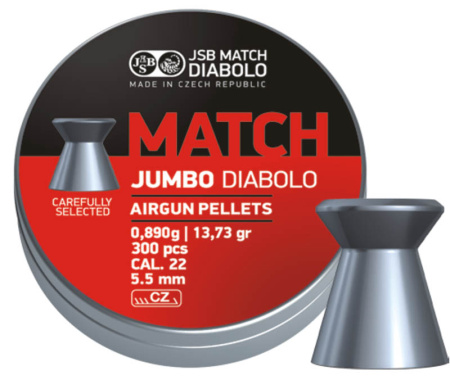 Пули JSB Match Jumbo Diabolo 0,89г 5,5 мм 300 шт