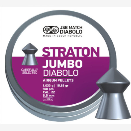 Пули JSB STRATON JUMBO DIABOLO 1,03г 5,5 мм 500 шт