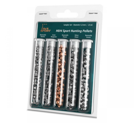 Набор пуль H&N Hunting Set 5,5 мм 5 видов пуль 155 шт