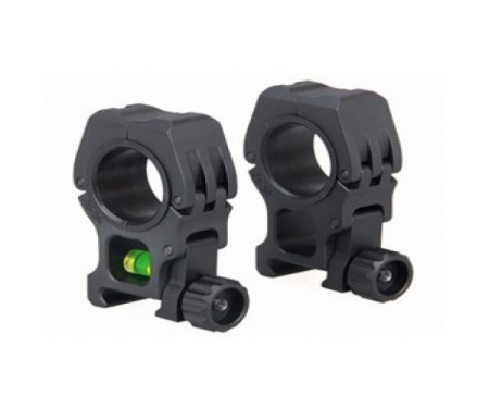 Кольца быстросъемные на вивер, с уровнем, универсальные