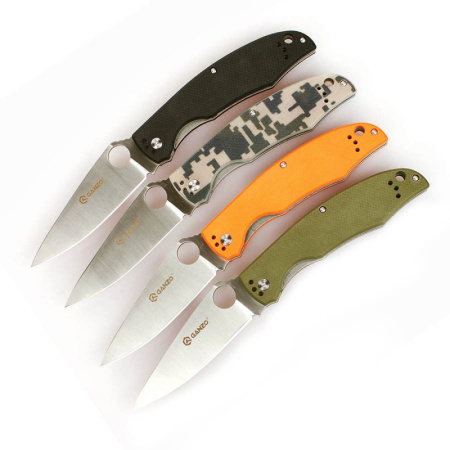 Нож складной туристический Ganzo G732-CA, хромированная сталь