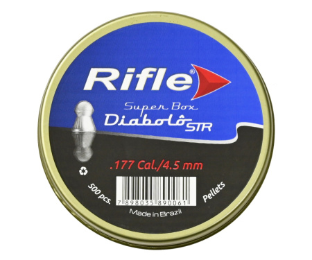 Пули RIFLE STR Basic Series Diabolo 4,5 мм. 0,47 гр. (500 шт. в банке)