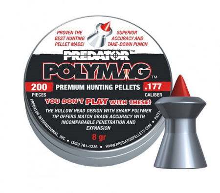 Пули JSB Predator POLYMAG 0,52г 4,5 мм 200 шт