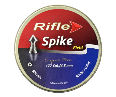 Пуля пневм. RIFLE Field Series Spike 4,5 мм. 0,59 гр. (500 шт. в банке)