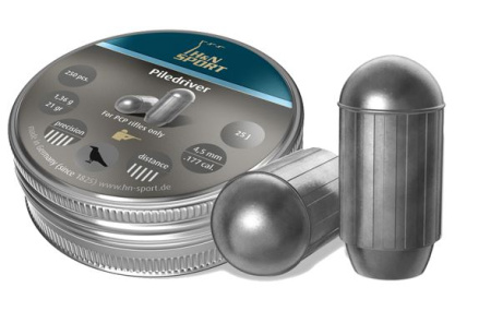 Пули H&N Piledriver 1,36г 4,46 мм 250 шт