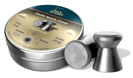 Пули H&N Finale Match Pistol 0,49г 4,5 мм 500 шт