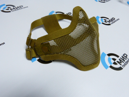 Страйкбольная сетчатая маска Tan