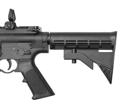 Пневматическая винтовка Crosman R1 Full Auto 4.5 мм Black (автоогонь, AR-15, CO2)