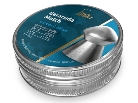 Пули H&N Baracuda Match 1,37г 5,5 мм 200 шт