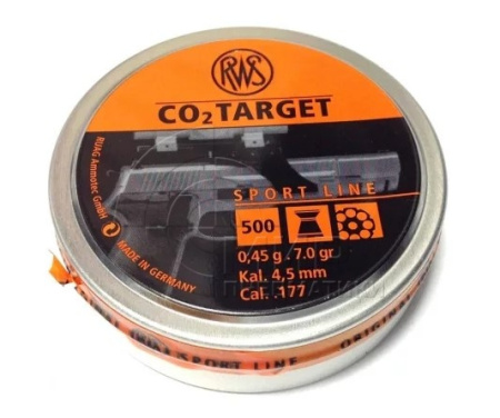Пули RWS CO2 Target 0,45г 4,5 мм 500 шт