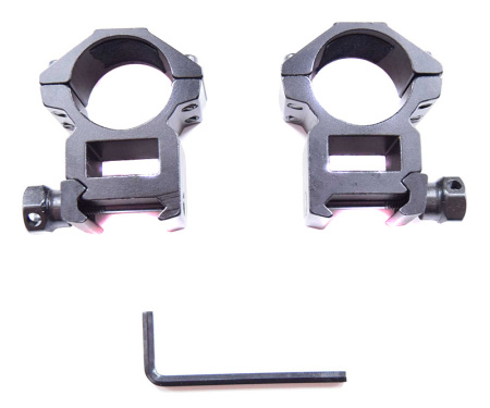 Кольца 25,4 мм быстросъемные низкие вивер Н=14мм