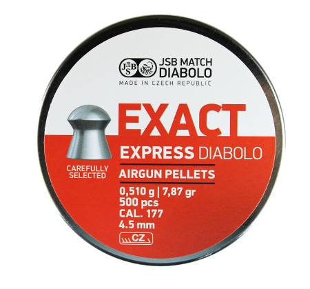 Пули JSB Exact Express Diabolo 0,51г 4,52 мм 500 шт