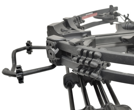 Арбалет блочный Man Kung XB65, блочный, black, кивер, 4 шт. стрелы, прицел, крепеж, воск, натяж.