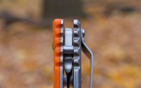 Нож складной туристический Ganzo G723-GR, хромированная сталь