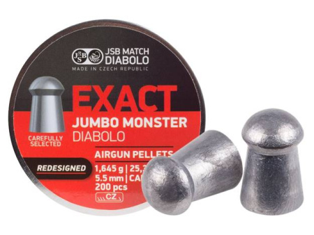 Пули JSB EXACT JUMBO Monster Redesigned 1,645г 5,52 мм 200 шт