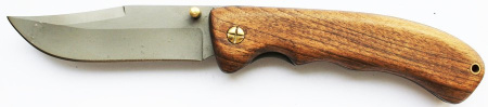 Нож складной Ястреб 95х18 орех