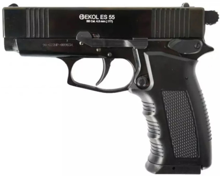 Пистолет пневматический EKOL ES 55 Black, (металл) кал. 4,5 мм, 3 Дж