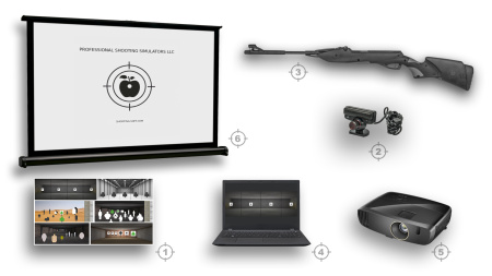 Лазерная винтовка PSS (красный луч)
