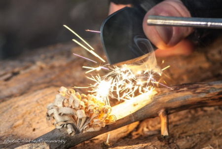 Нож туристический Ganzo G8012-LG, сталь