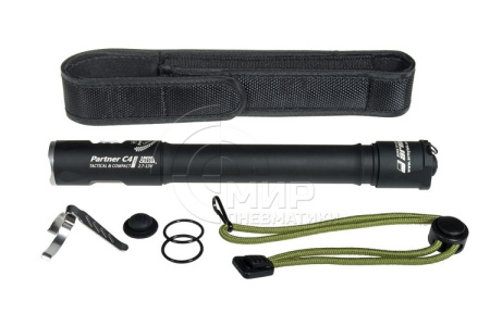 Тактический фонарь Armytek Partner C4 Pro v3 Серебро XP-L Теплый