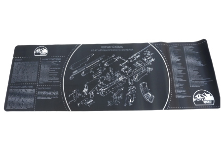 Коврик ShotTime для чистки оружия АК-47 90х30см
