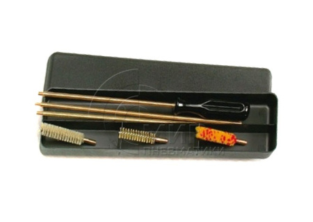 Набор для чистки латунный шомпол 4,5 мм (черный футляр)