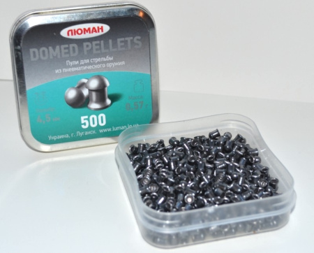 Пули Люман Domed Pellets 0,57 г 500 шт