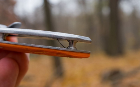 Нож складной туристический Ganzo G723-GR, хромированная сталь