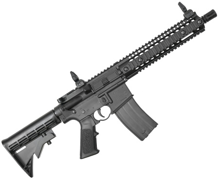 Пневматическая винтовка Crosman R1 Full Auto 4.5 мм Black (автоогонь, AR-15, CO2)