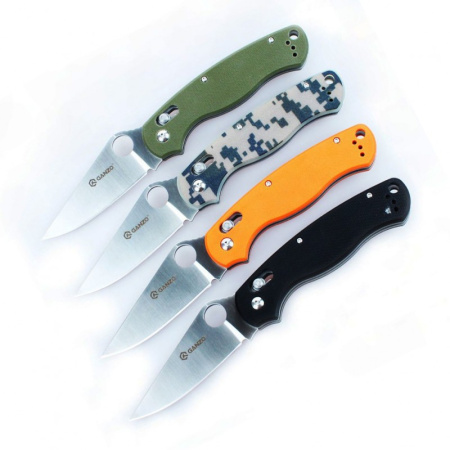 Нож складной туристический Ganzo G729-OR, хромированная сталь