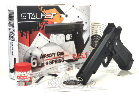 Страйкбольный пистолет Stalker SA5.1 Spring (Hi-Capa 5.1)