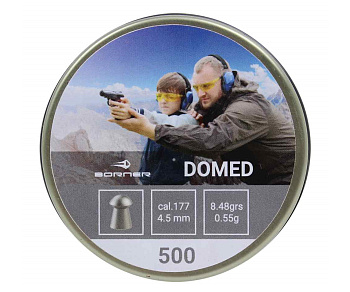 Пули Borner Domed 0.55 г 500шт 4.5 мм