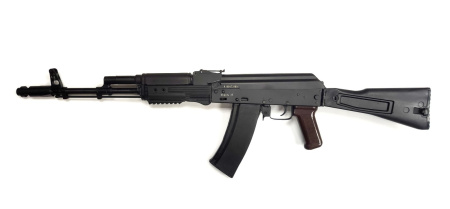 Макет автомата Калашникова модель АК-74М складной пластиковый приклад